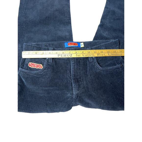 Empyre Black Relaxed Baggy Skateboarding Y2K Skater Corduroy Pants  size 27 - Picture 5 of 6
